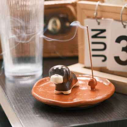 Puppy Incense Holder – Handmade Original Design
