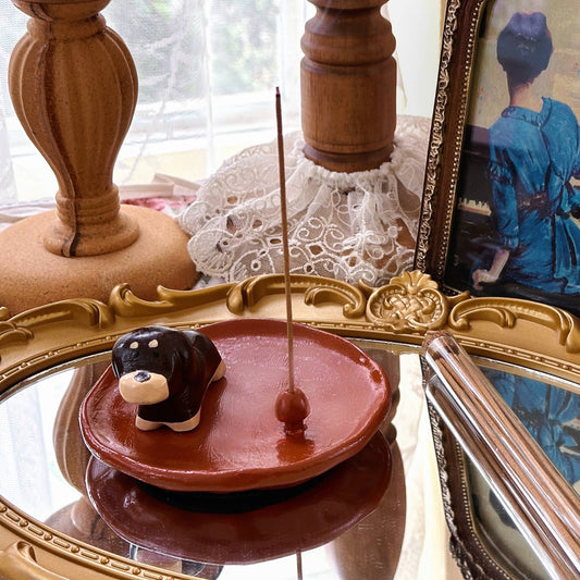 Puppy Incense Holder – Handmade Original Design