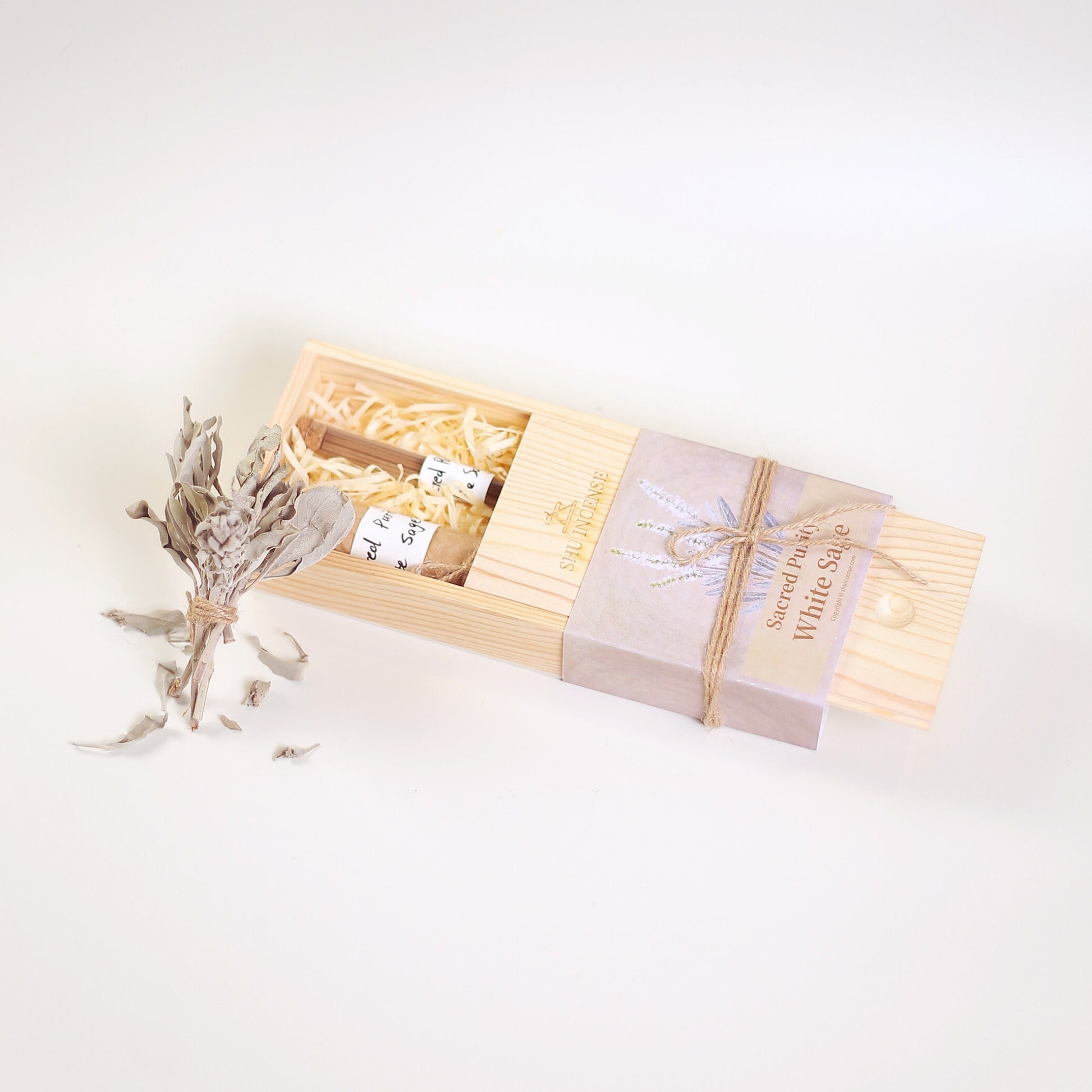 Close-up of Sacred Purity white sage incense sticks | Sacred Purity