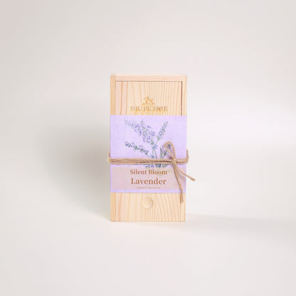 Silent Bloom lavender incense sticks in packaging | Silent Bloom