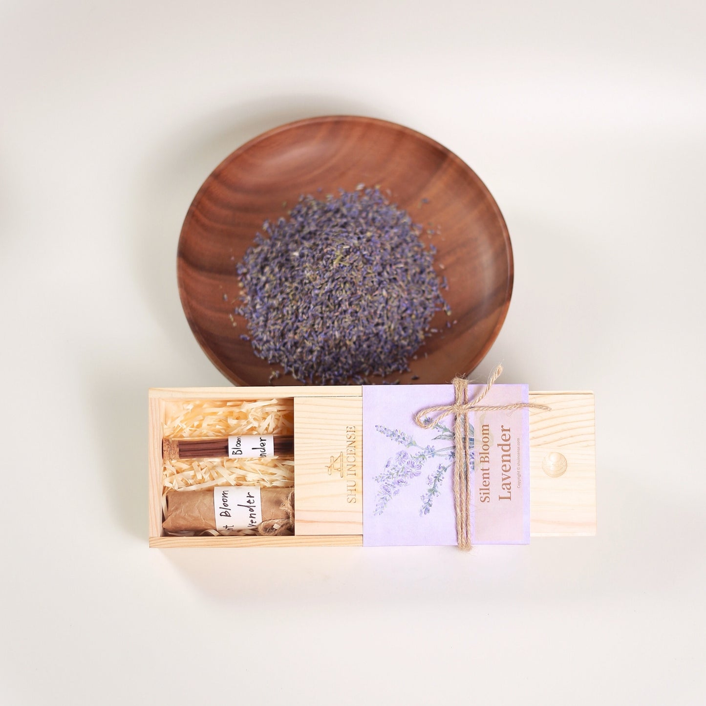Close-up of Silent Bloom lavender incense sticks | Silent Bloom