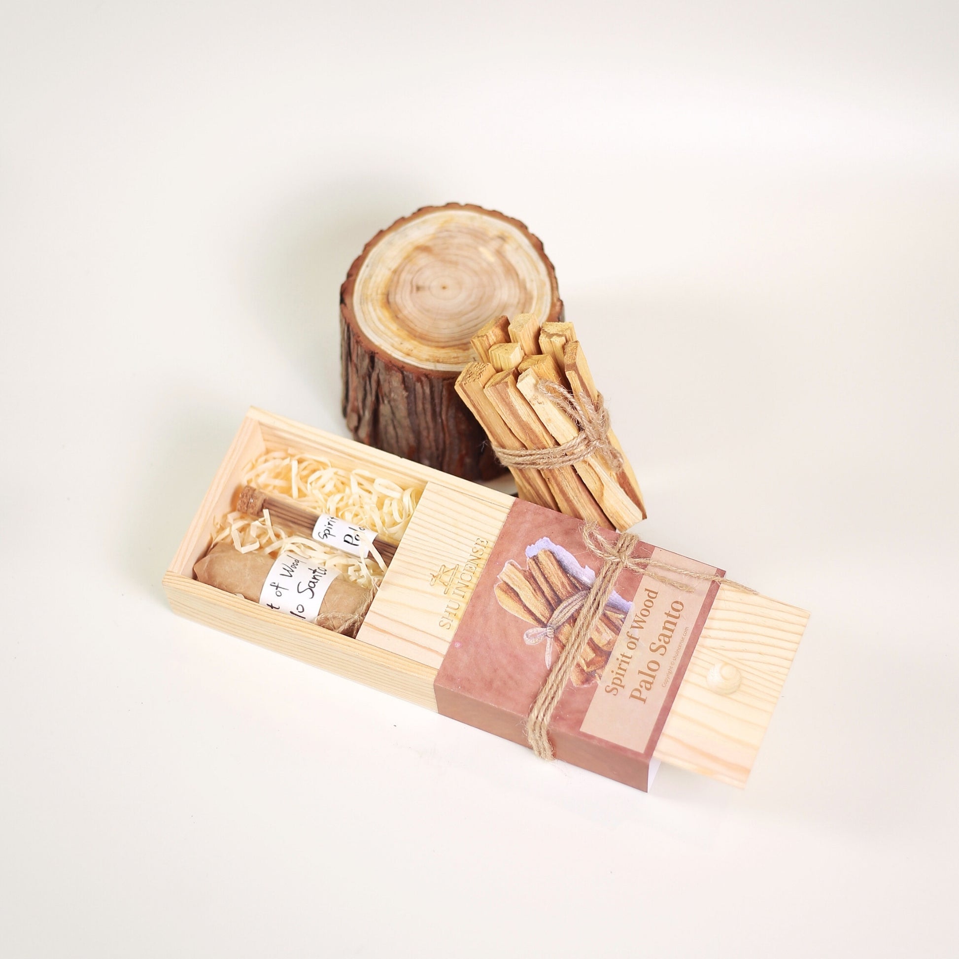 Multiple Spirit of Wood palo santo incense sticks arranged together | Spirit of Wood