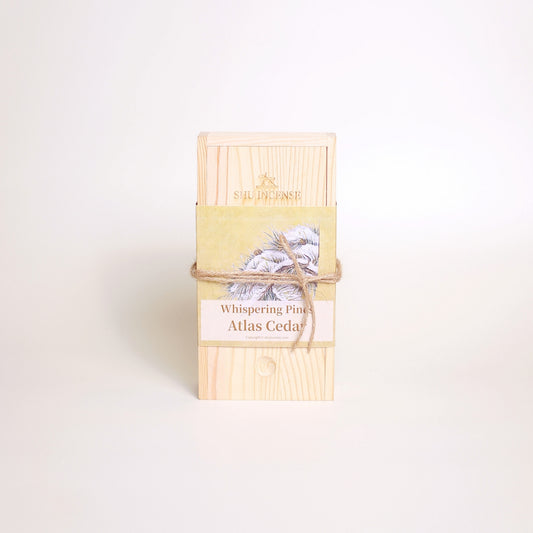 Whispering Pines cedar incense sticks in packaging | Whispering Pines